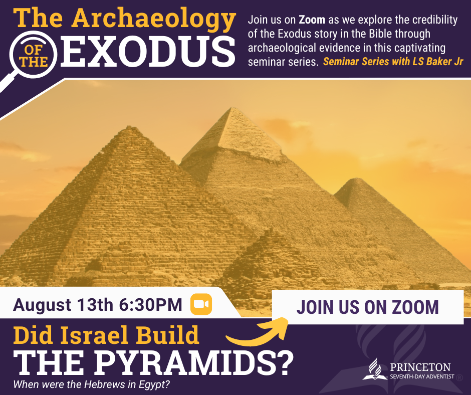 Princeton SDA Archaeology Exodus Ad
